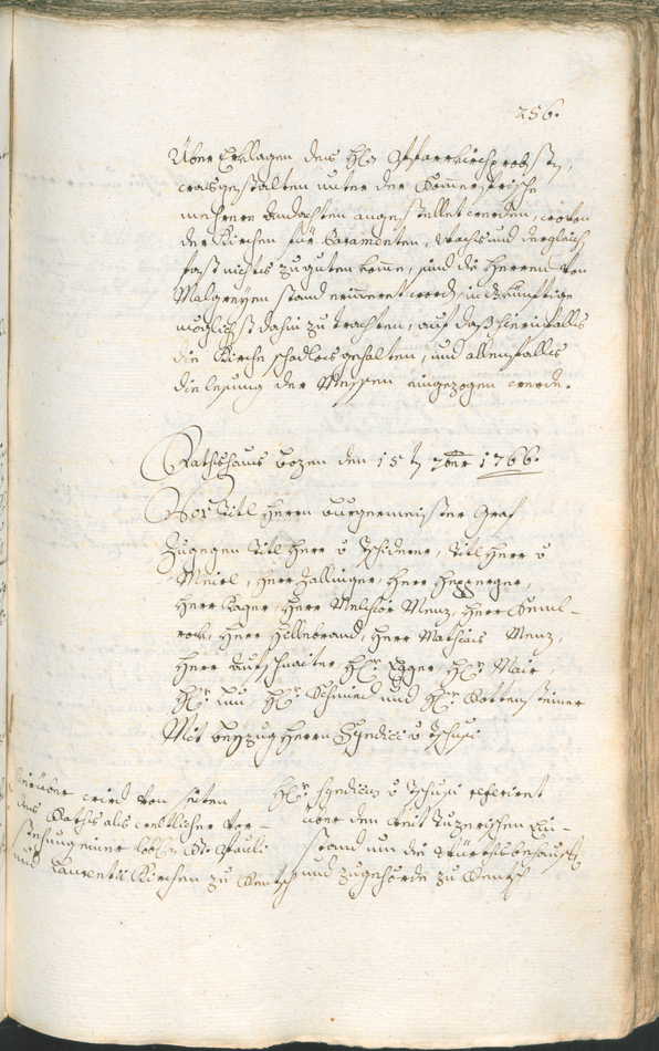 Civic Archives of Bozen-Bolzano - BOhisto Ratsprotokoll 1765/68 