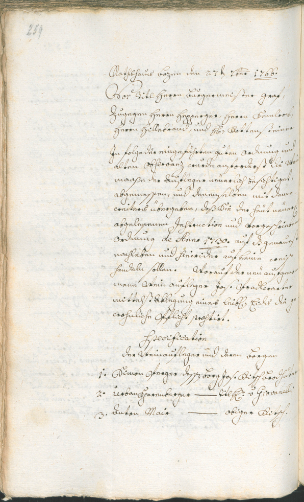 Archivio Storico della Città di Bolzano - BOhisto protocollo consiliare 1765/68 