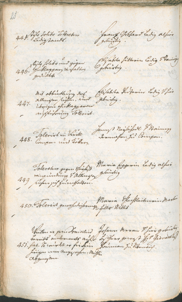 Stadtarchiv Bozen - BOhisto Ratsprotokoll 1765/68 