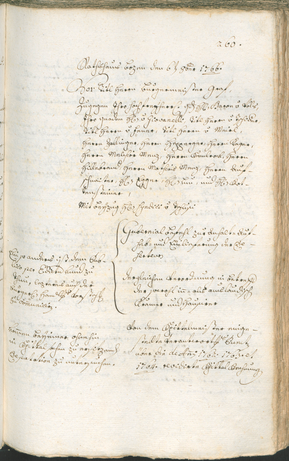 Archivio Storico della Città di Bolzano - BOhisto protocollo consiliare 1765/68 