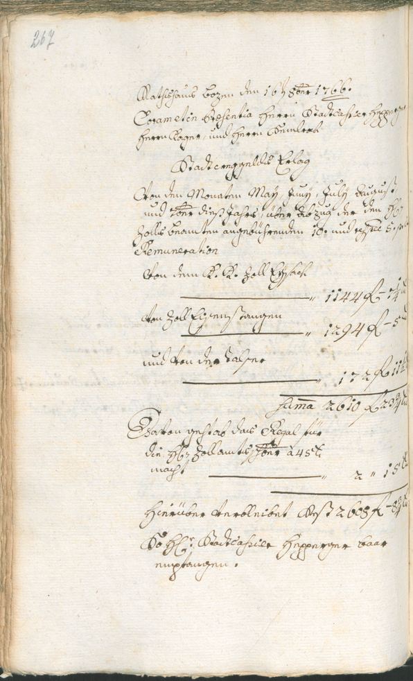 Stadtarchiv Bozen - BOhisto Ratsprotokoll 1765/68 