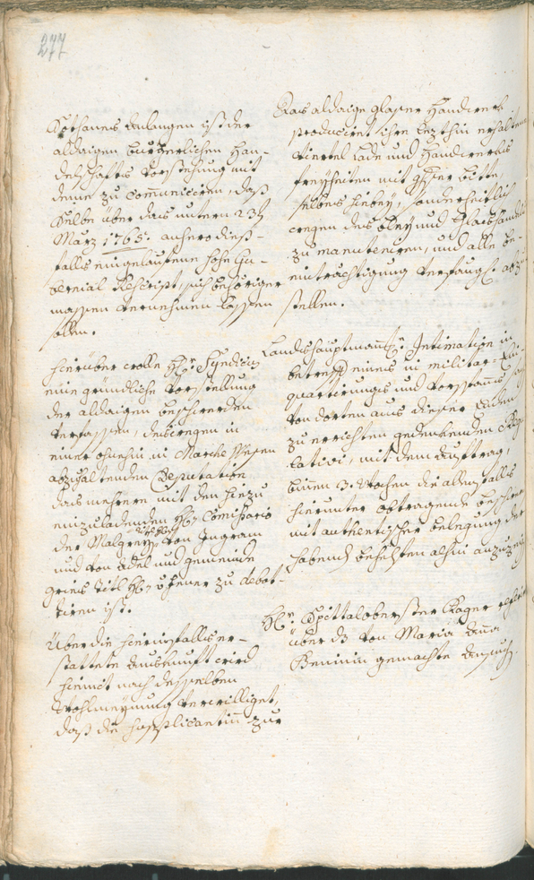 Civic Archives of Bozen-Bolzano - BOhisto Ratsprotokoll 1765/68 