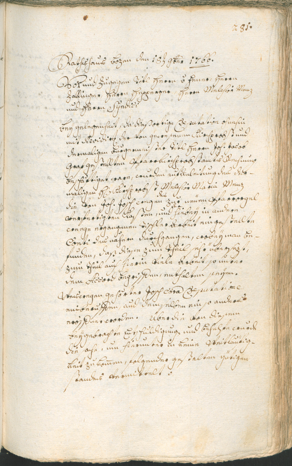 Archivio Storico della Città di Bolzano - BOhisto protocollo consiliare 1765/68 