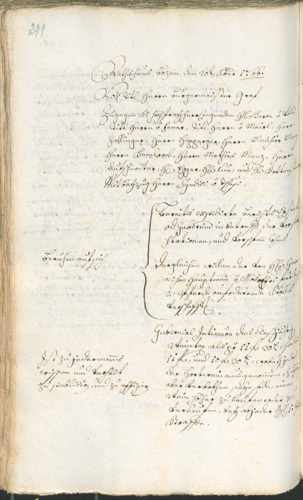 Archivio Storico della Città di Bolzano - BOhisto protocollo consiliare 1765/68 