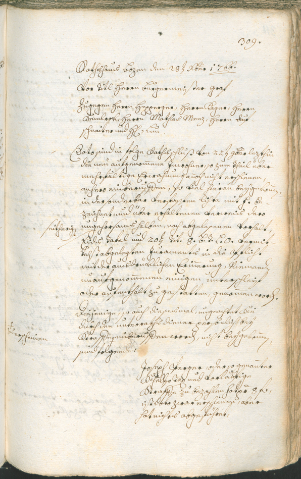 Archivio Storico della Città di Bolzano - BOhisto protocollo consiliare 1765/68 