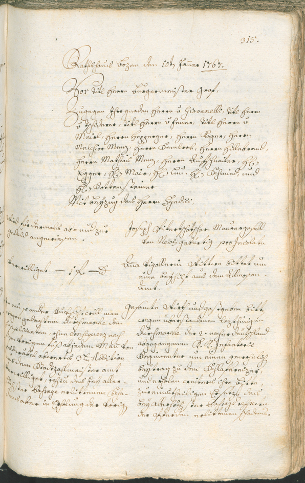 Archivio Storico della Città di Bolzano - BOhisto protocollo consiliare 1765/68 