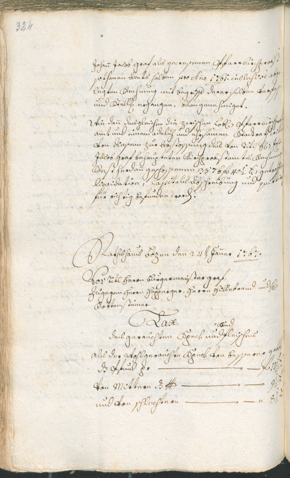 Archivio Storico della Città di Bolzano - BOhisto protocollo consiliare 1765/68 