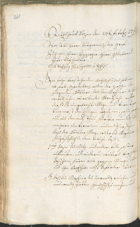 Archivio Storico della Città di Bolzano - BOhisto protocollo consiliare 1765/68 