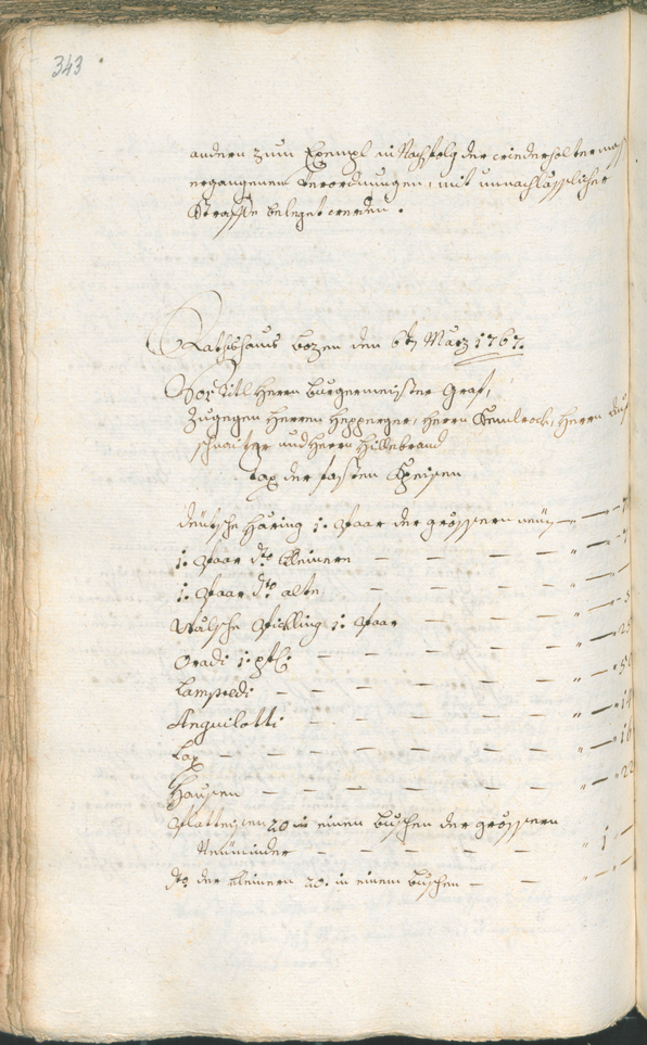 Civic Archives of Bozen-Bolzano - BOhisto Ratsprotokoll 1765/68 