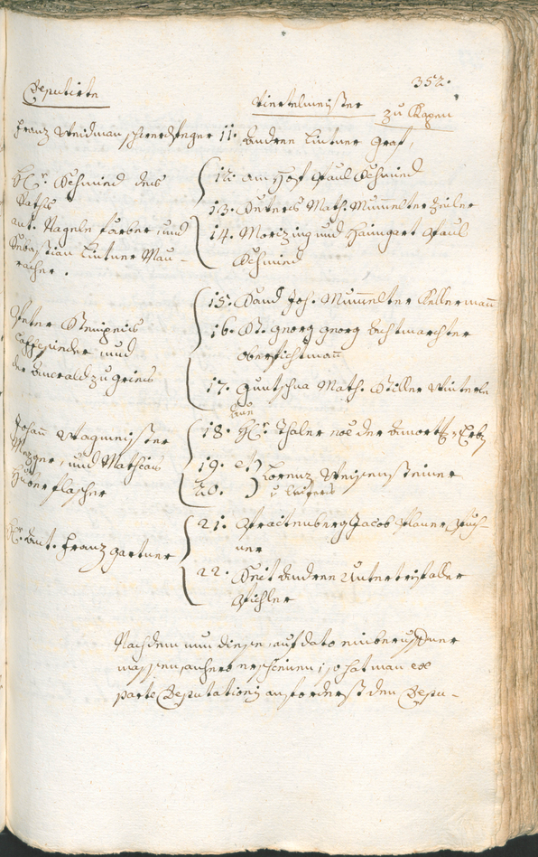 Stadtarchiv Bozen - BOhisto Ratsprotokoll 1765/68 