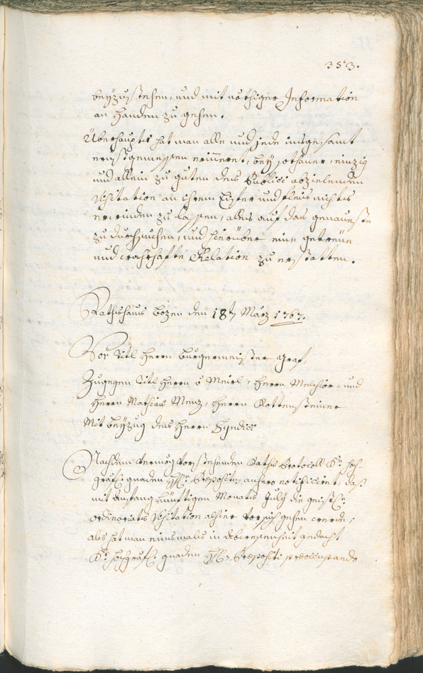 Stadtarchiv Bozen - BOhisto Ratsprotokoll 1765/68 