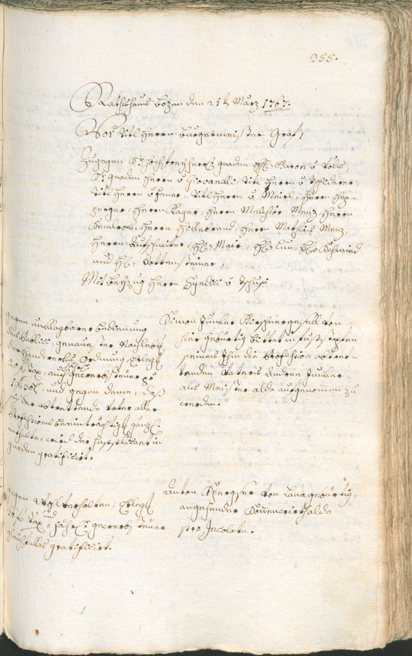 Civic Archives of Bozen-Bolzano - BOhisto Ratsprotokoll 1765/68 