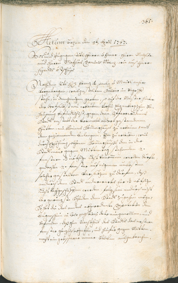 Civic Archives of Bozen-Bolzano - BOhisto Ratsprotokoll 1765/68 