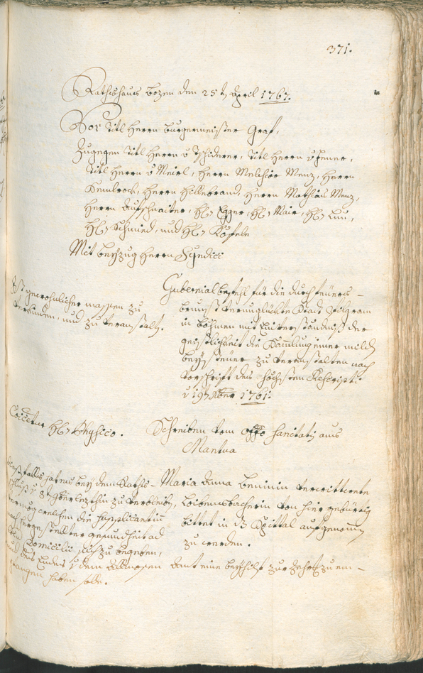 Civic Archives of Bozen-Bolzano - BOhisto Ratsprotokoll 1765/68 