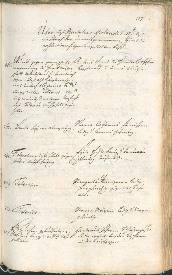 Archivio Storico della Città di Bolzano - BOhisto protocollo consiliare 1765/68 