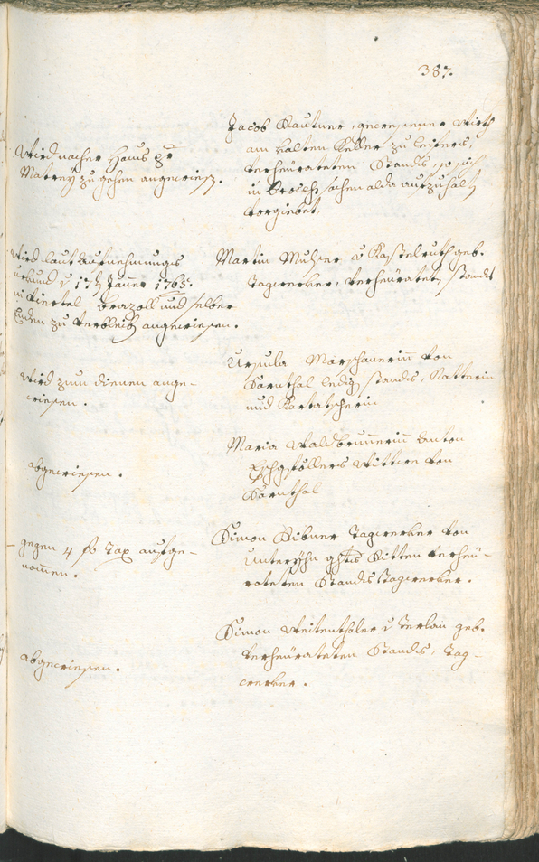 Civic Archives of Bozen-Bolzano - BOhisto Ratsprotokoll 1765/68 