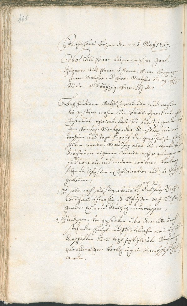 Archivio Storico della Città di Bolzano - BOhisto protocollo consiliare 1765/68 