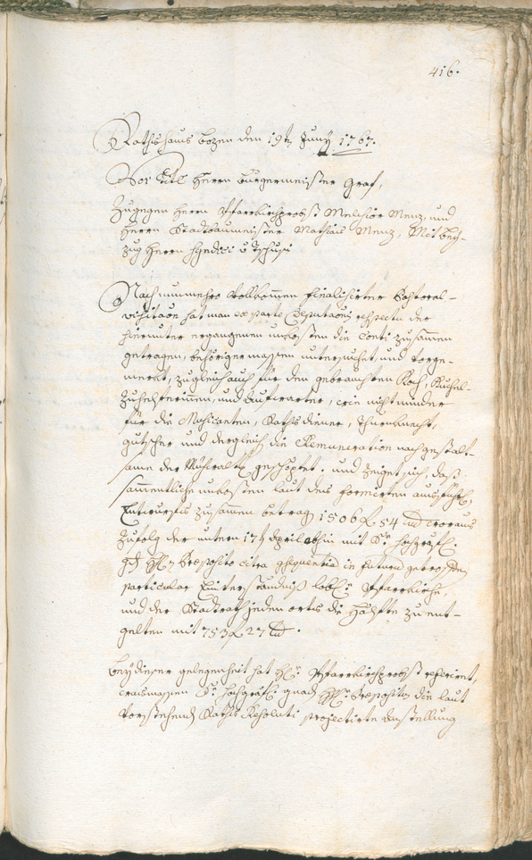 Archivio Storico della Città di Bolzano - BOhisto protocollo consiliare 1765/68 