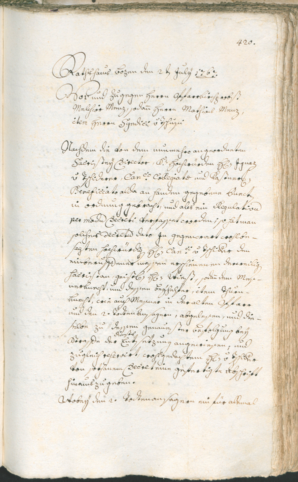 Archivio Storico della Città di Bolzano - BOhisto protocollo consiliare 1765/68 