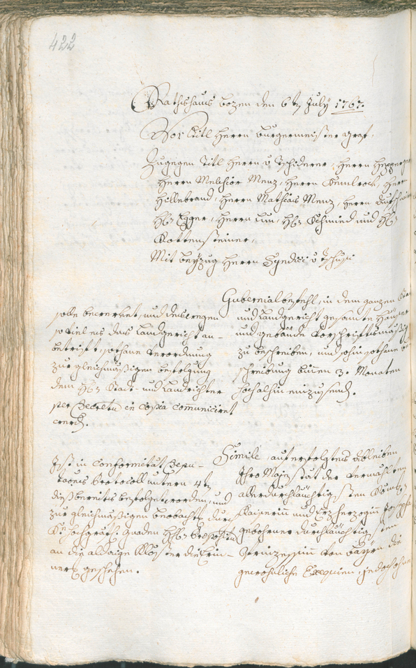 Archivio Storico della Città di Bolzano - BOhisto protocollo consiliare 1765/68 