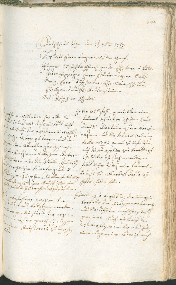 Archivio Storico della Città di Bolzano - BOhisto protocollo consiliare 1765/68 