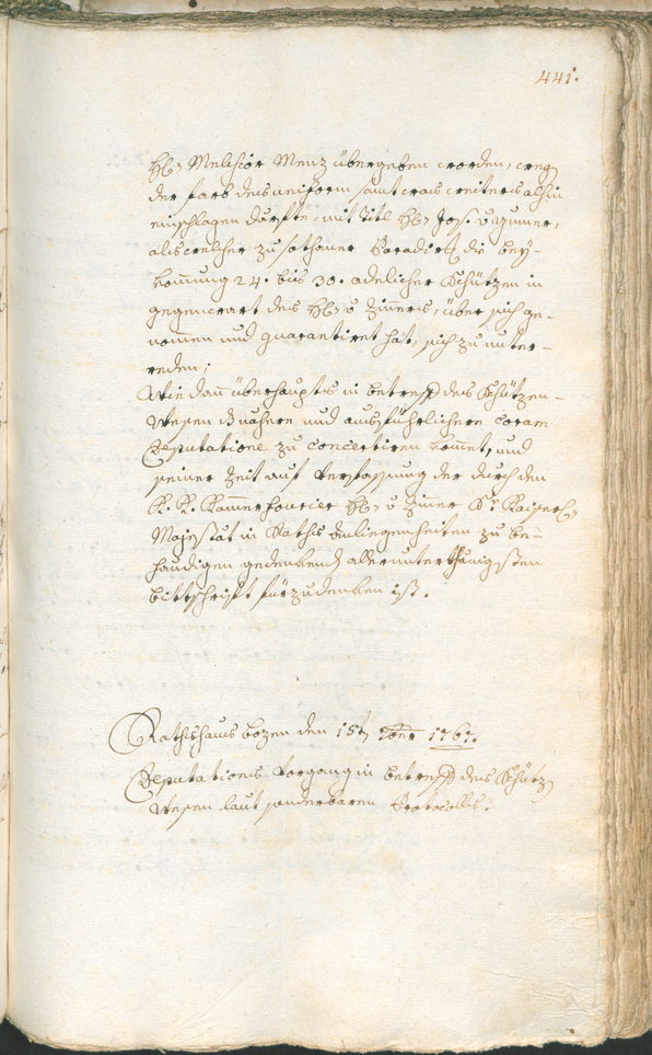 Stadtarchiv Bozen - BOhisto Ratsprotokoll 1765/68 