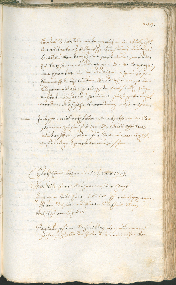 Civic Archives of Bozen-Bolzano - BOhisto Ratsprotokoll 1765/68 