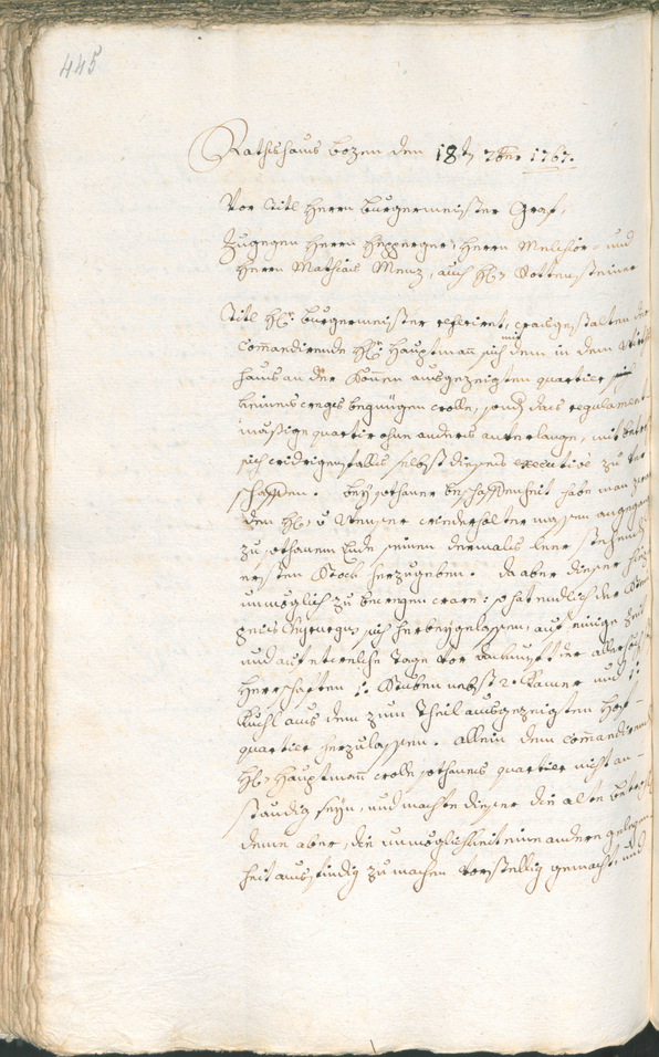 Civic Archives of Bozen-Bolzano - BOhisto Ratsprotokoll 1765/68 