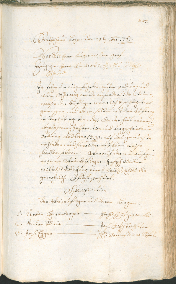 Archivio Storico della Città di Bolzano - BOhisto protocollo consiliare 1765/68 