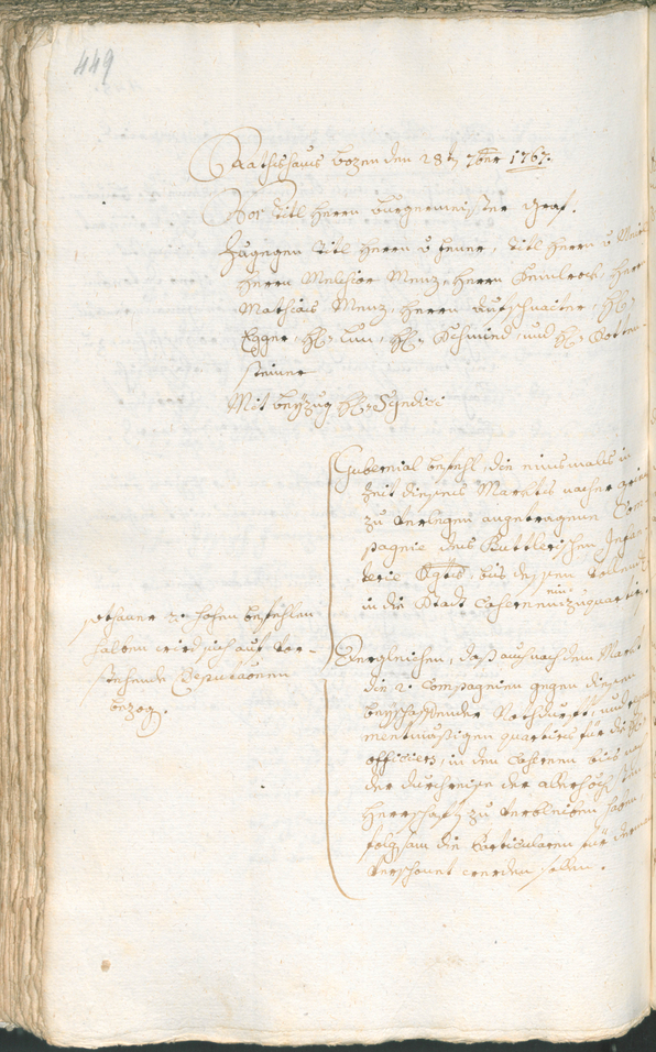 Archivio Storico della Città di Bolzano - BOhisto protocollo consiliare 1765/68 