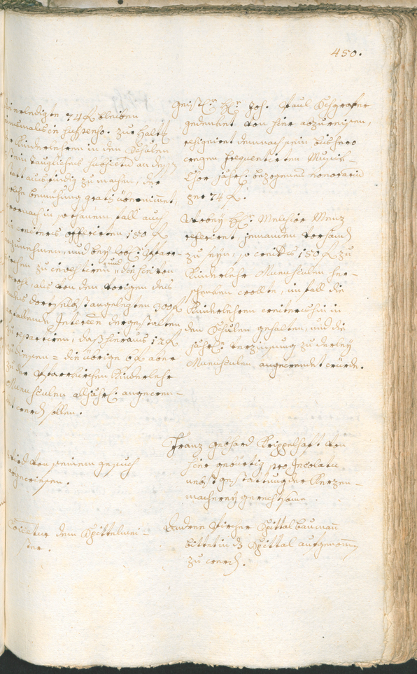 Stadtarchiv Bozen - BOhisto Ratsprotokoll 1765/68 