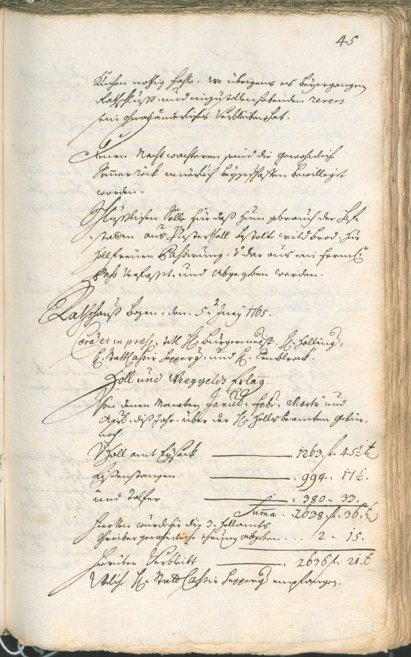 Civic Archives of Bozen-Bolzano - BOhisto Ratsprotokoll 1765/68 