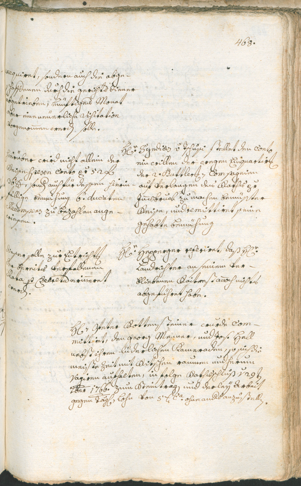 Archivio Storico della Città di Bolzano - BOhisto protocollo consiliare 1765/68 