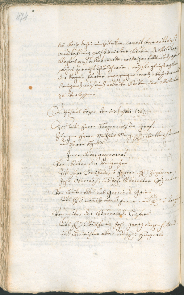 Civic Archives of Bozen-Bolzano - BOhisto Ratsprotokoll 1765/68 