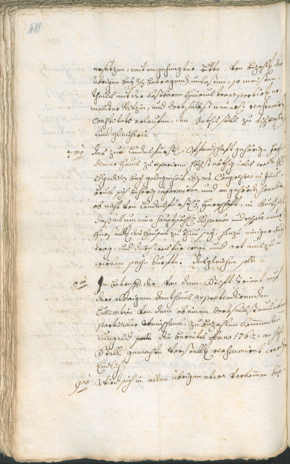 Stadtarchiv Bozen - BOhisto Ratsprotokoll 1765/68 