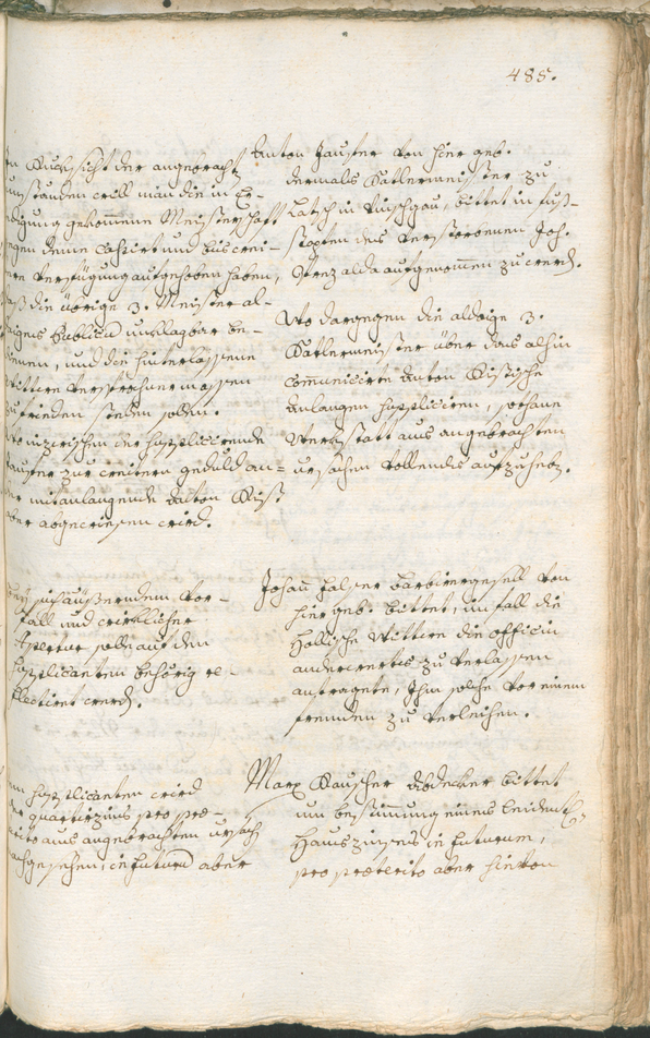 Stadtarchiv Bozen - BOhisto Ratsprotokoll 1765/68 