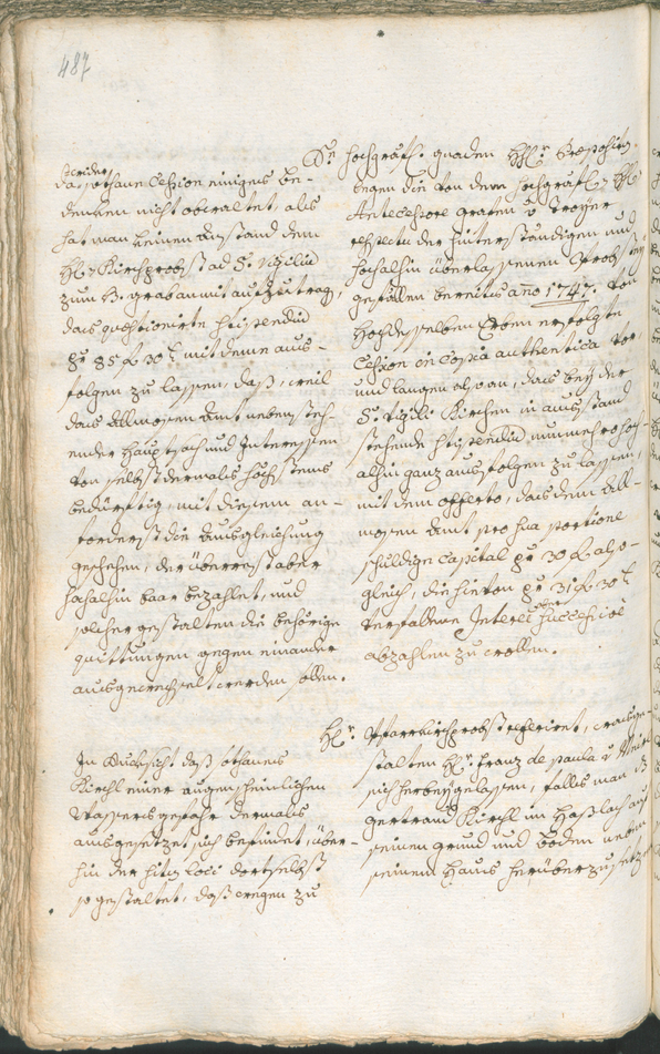 Stadtarchiv Bozen - BOhisto Ratsprotokoll 1765/68 