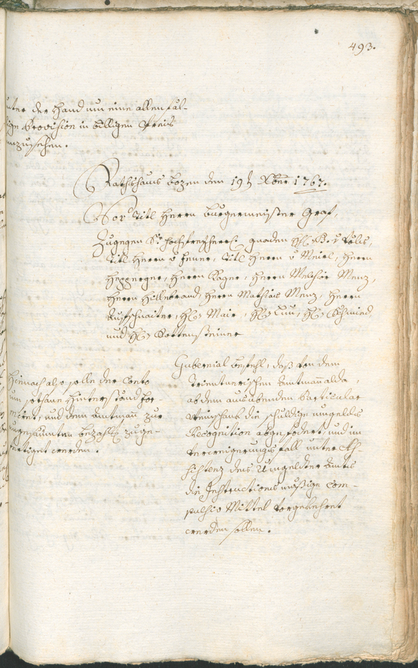 Archivio Storico della Città di Bolzano - BOhisto protocollo consiliare 1765/68 