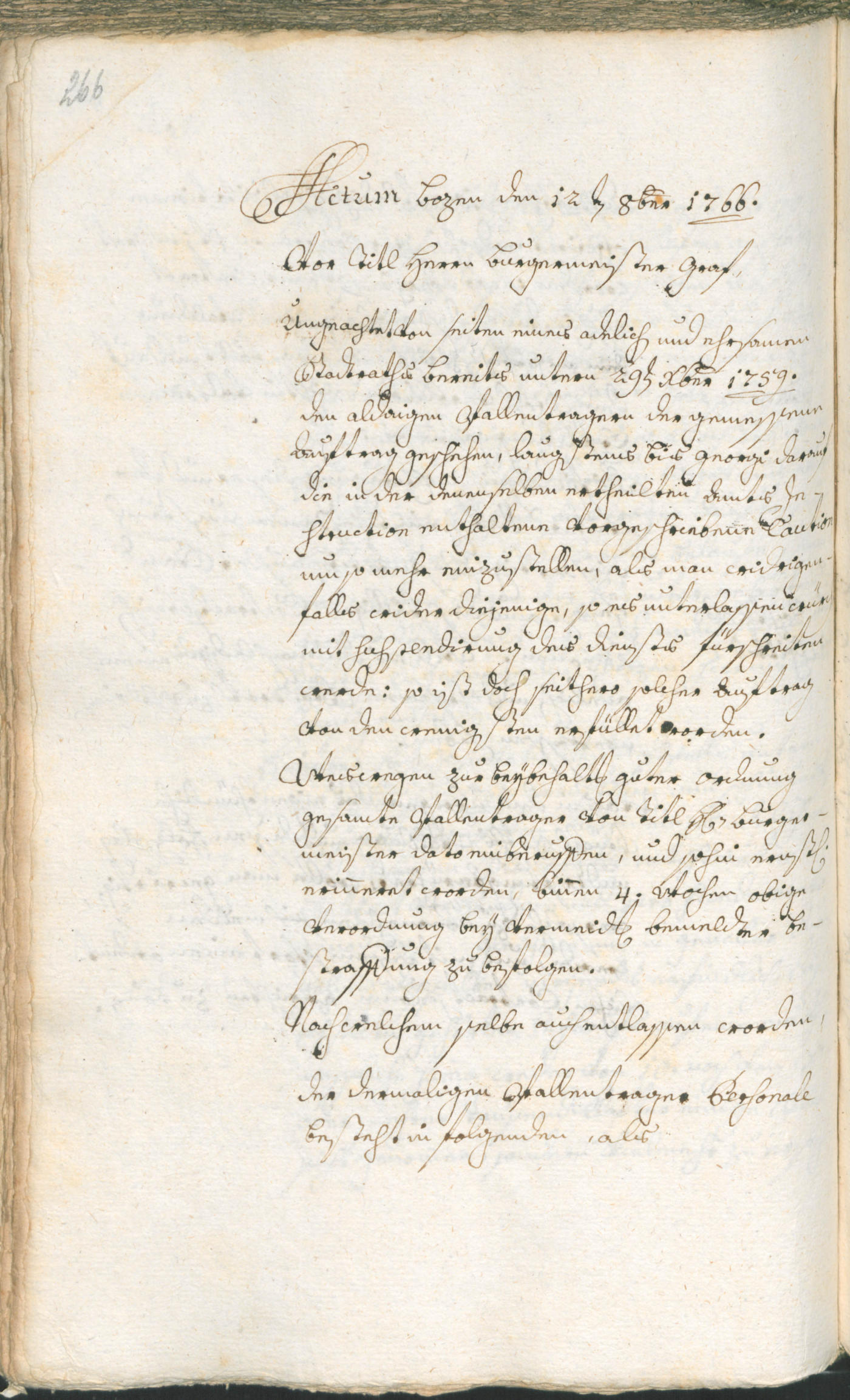 Archivio Storico della Città di Bolzano - BOhisto protocollo consiliare 1765/68 