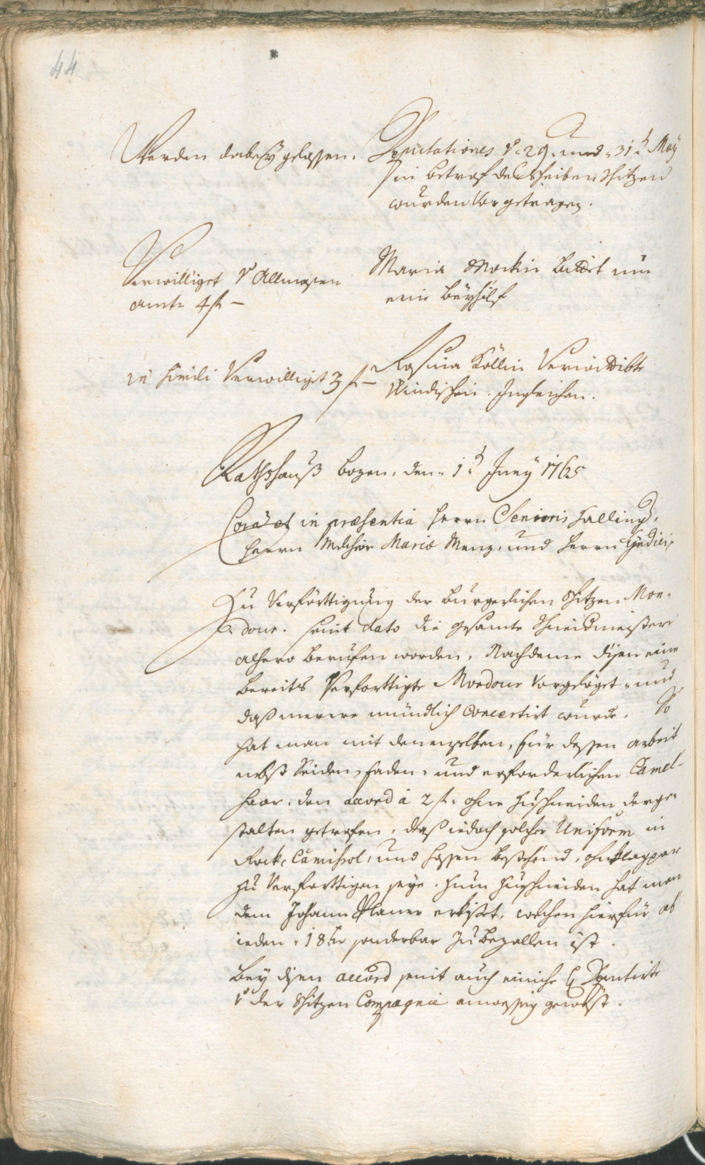 Civic Archives of Bozen-Bolzano - BOhisto Ratsprotokoll 1765/68 