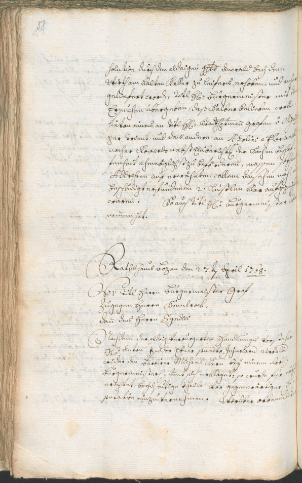 Archivio Storico della Città di Bolzano - BOhisto protocollo consiliare 1768/71 