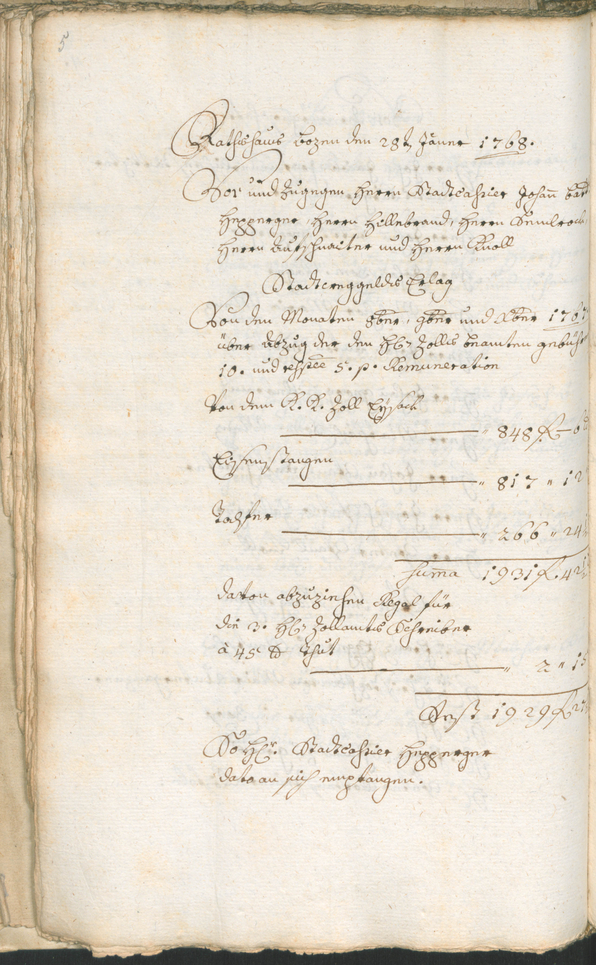 Civic Archives of Bozen-Bolzano - BOhisto Ratsprotokoll 1768/71 