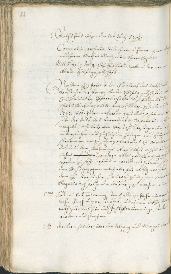 Archivio Storico della Città di Bolzano - BOhisto protocollo consiliare 1768/71 