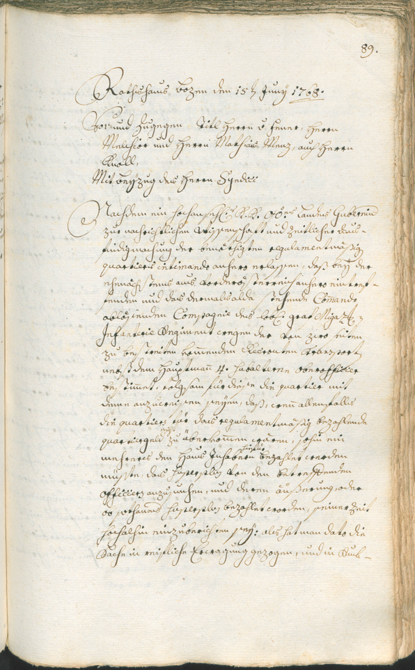 Civic Archives of Bozen-Bolzano - BOhisto Ratsprotokoll 1768/71 