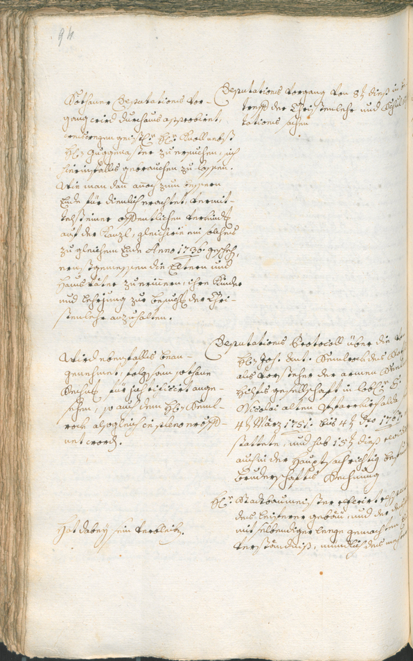 Stadtarchiv Bozen - BOhisto Ratsprotokoll 1768/71 