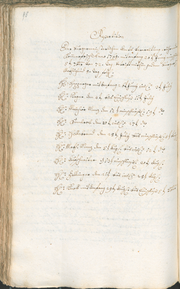 Civic Archives of Bozen-Bolzano - BOhisto Ratsprotokoll 1768/71 