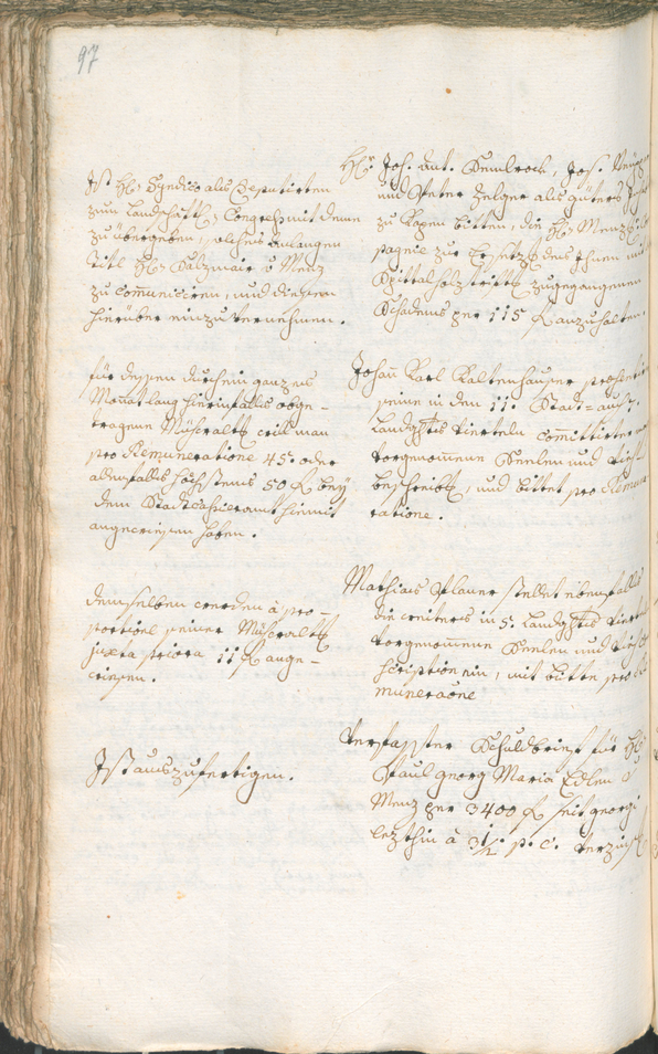 Civic Archives of Bozen-Bolzano - BOhisto Ratsprotokoll 1768/71 