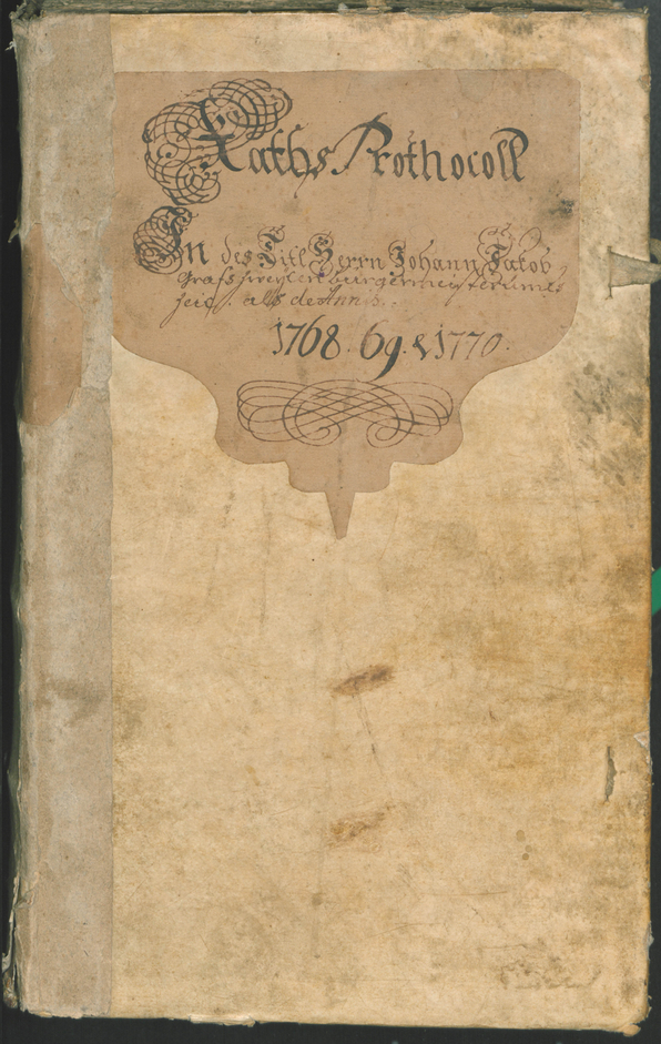 Stadtarchiv Bozen - BOhisto Ratsprotokoll 1768/71 