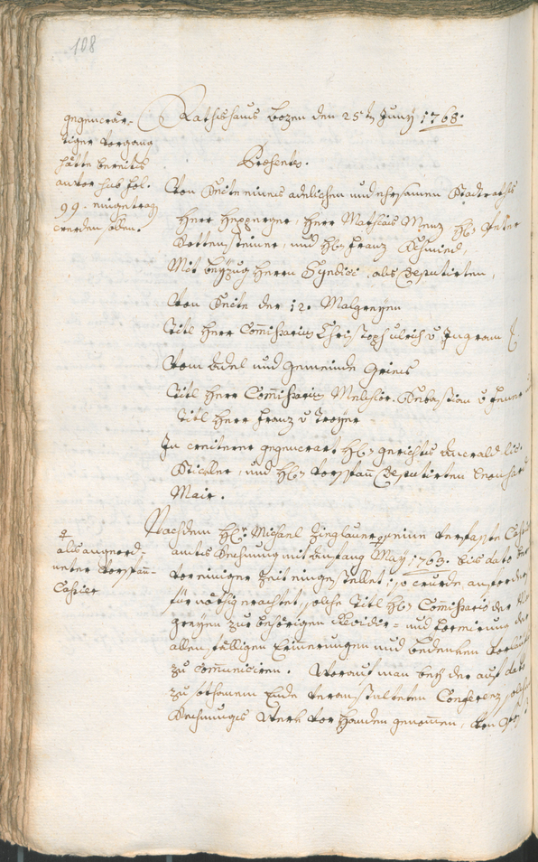 Archivio Storico della Città di Bolzano - BOhisto protocollo consiliare 1768/71 