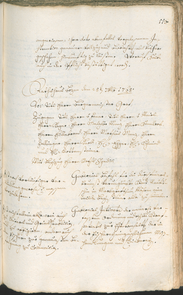 Civic Archives of Bozen-Bolzano - BOhisto Ratsprotokoll 1768/71 